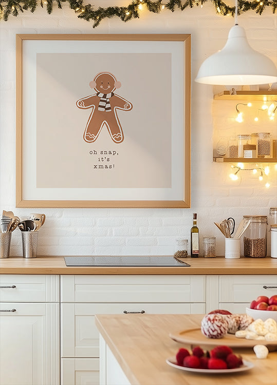 Oh Snap, es ist Weihnachtsplakat