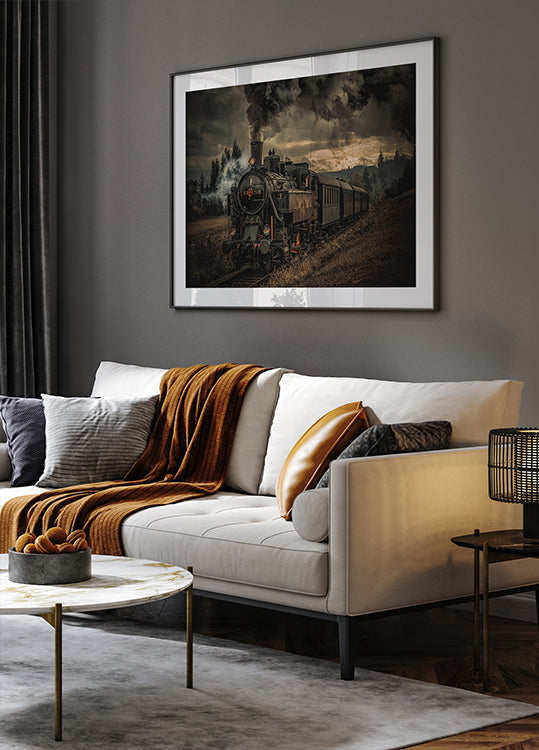 Goldgräber-Zug-Poster