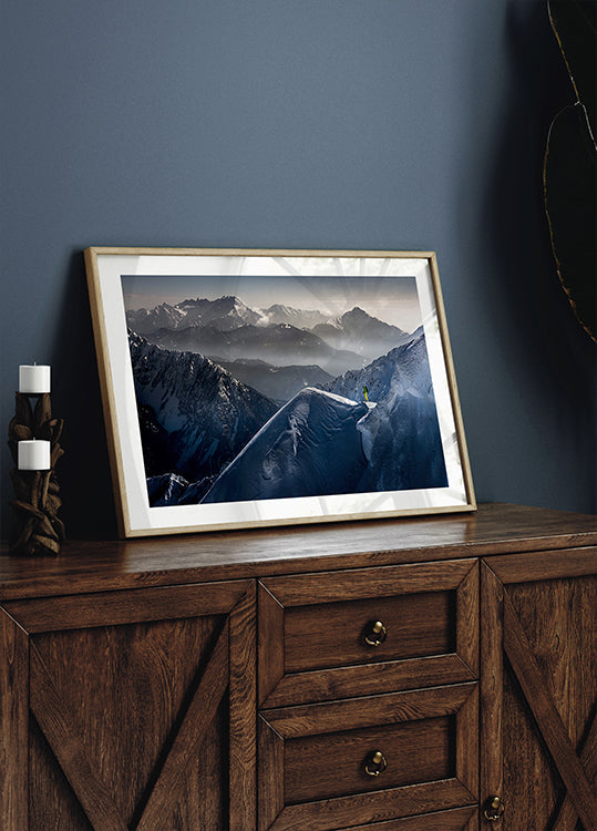 Stille Momente vor dem Abstieg