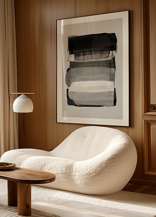 Abstrakte Pinselstriche 79 Poster