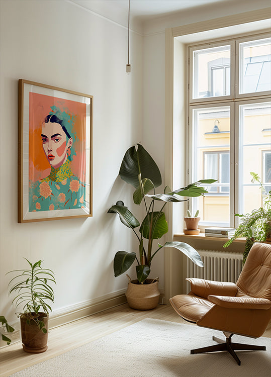 Lebendiges Eleganz-Poster