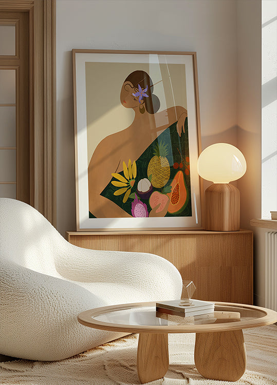 Obstverkäufer-Poster