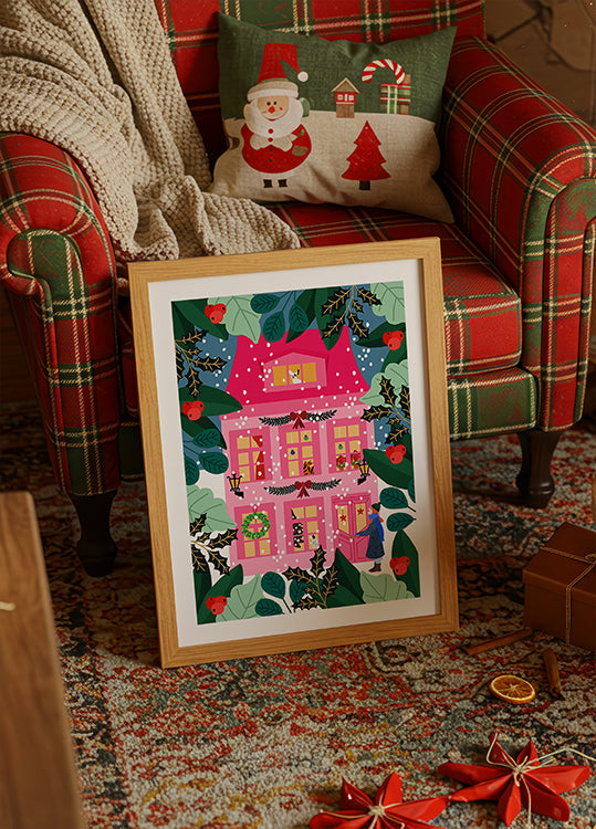 Weihnachtsdekor-Poster