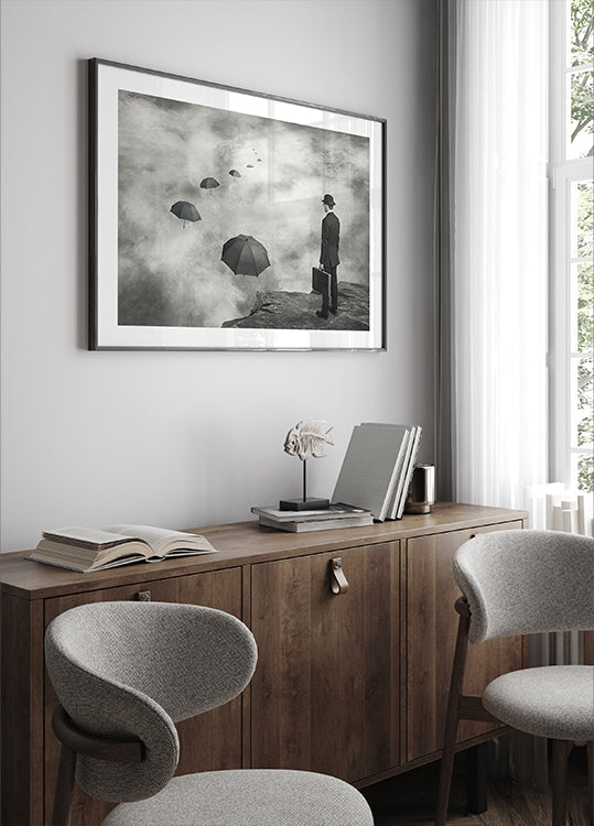 Die weniger befahrene Straße