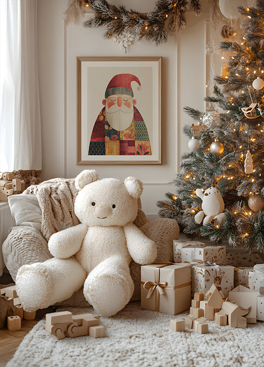 Ruhiges Weihnachtsmann-Poster Nr. 2