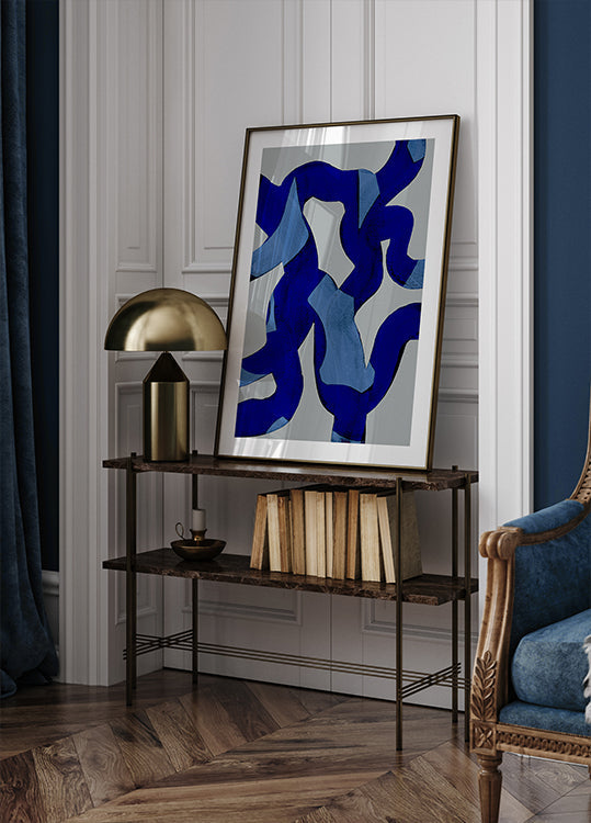 Abstrakte Pinselstriche 65X