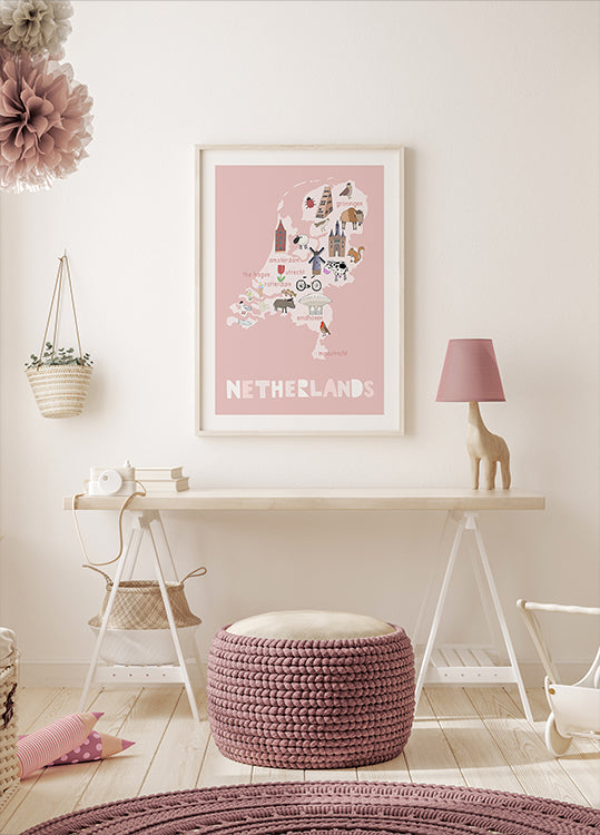 Die niederländische Illustration der Künstlerin Carla Daly Poster