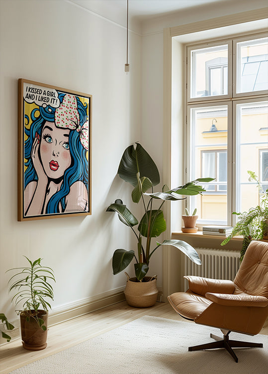 Ich habe ein Mädchen geküsst