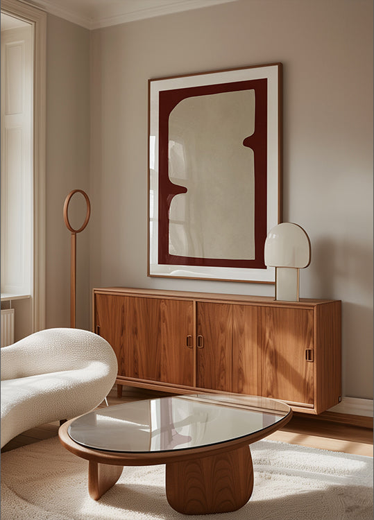 Modernes organisches Kunst-4-Poster