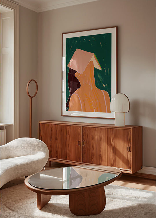 Poster „Zwischen den Zeilen lesen“.