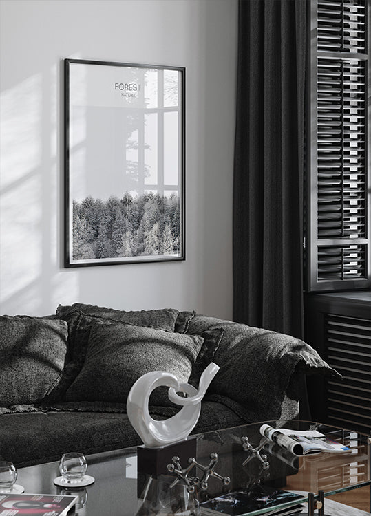 Mattiertes Ruhe-Poster