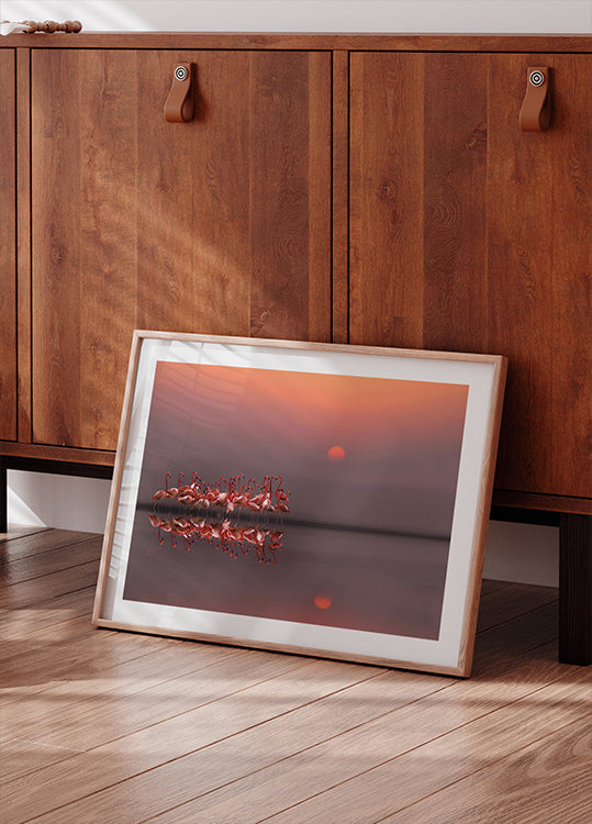 lila Sonnenuntergang