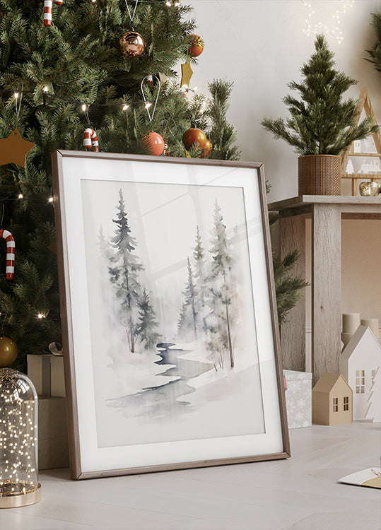 Winterliches Stille-Poster