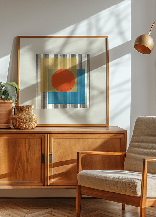 Geometrisches Harmonie-Poster