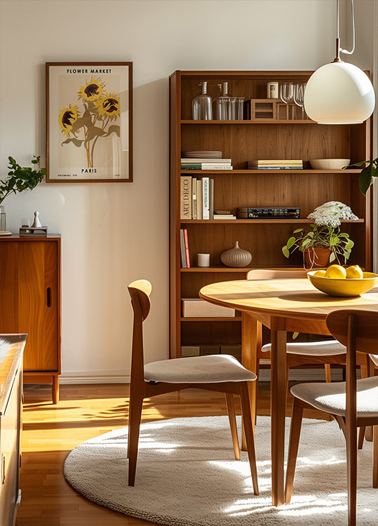 Blumenmarkt. Paris-Plakat