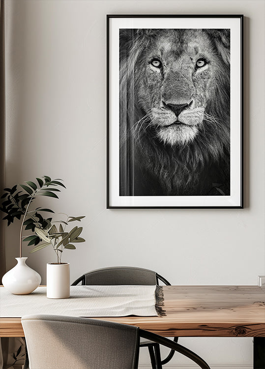 Poster mit königlichem Porträt