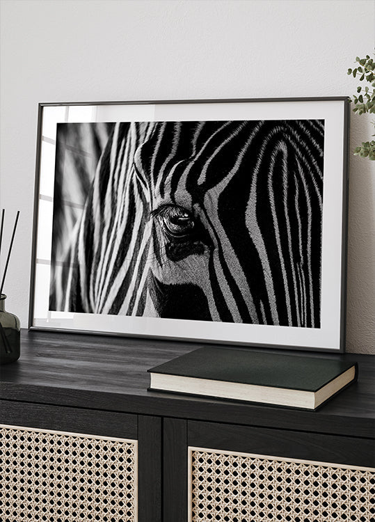 Abstraktes Zebra-Poster