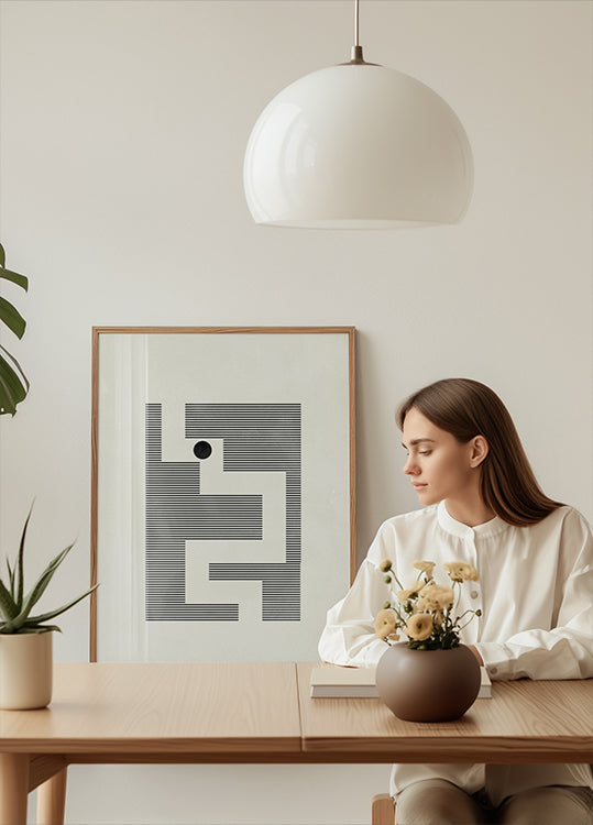 Minimalistisches Labyrinth