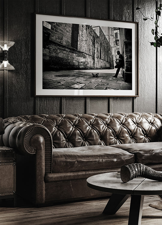 Stilles Straßenplakat