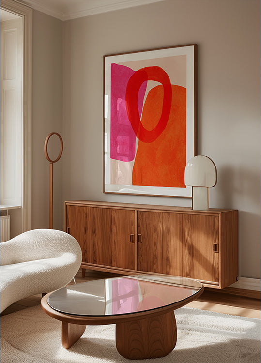 Painted Lines 5 Kopierplakat