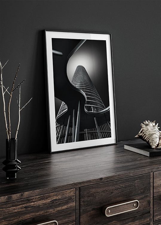 Wellen-, Säulen- und Turmplakat