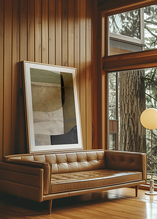 Natürliches abstraktes Poster