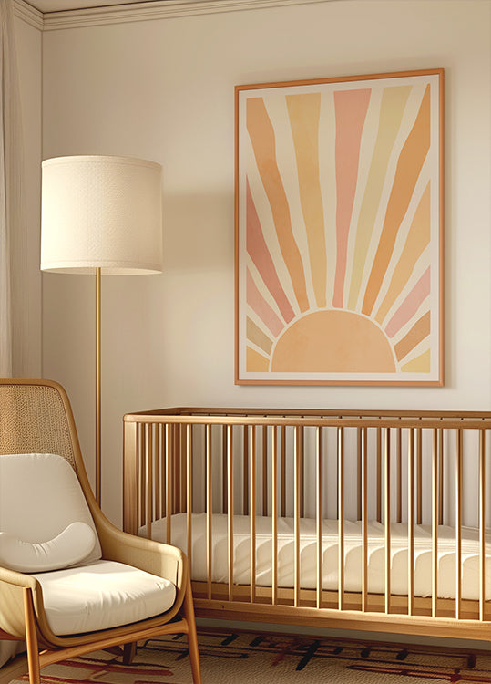 Boho-Sonnenaufgang-Poster