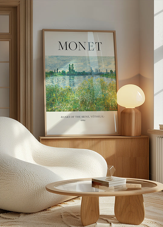 Ufer der Seine-Plakat