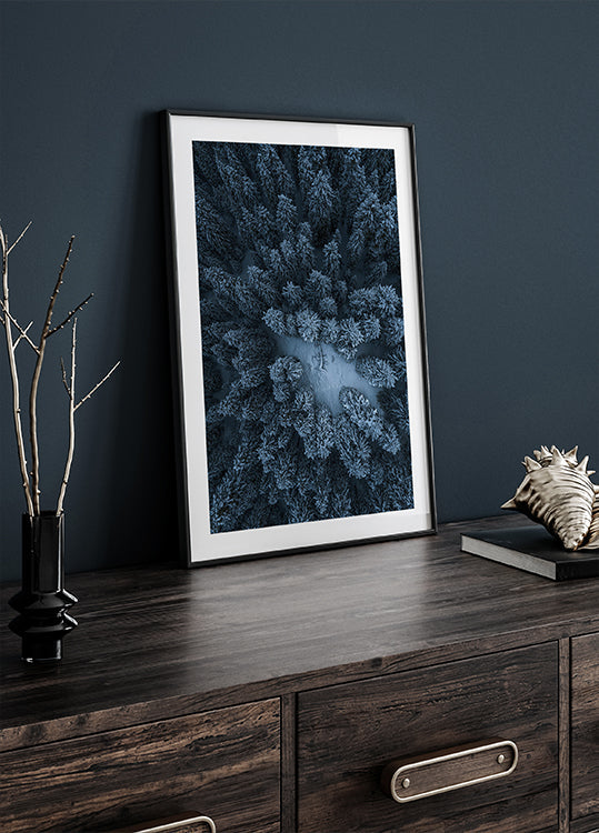 Textur des Waldplakats