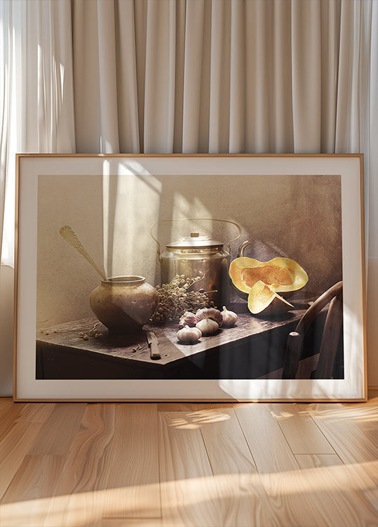 Stillleben mit Pumpkins#15c Poster