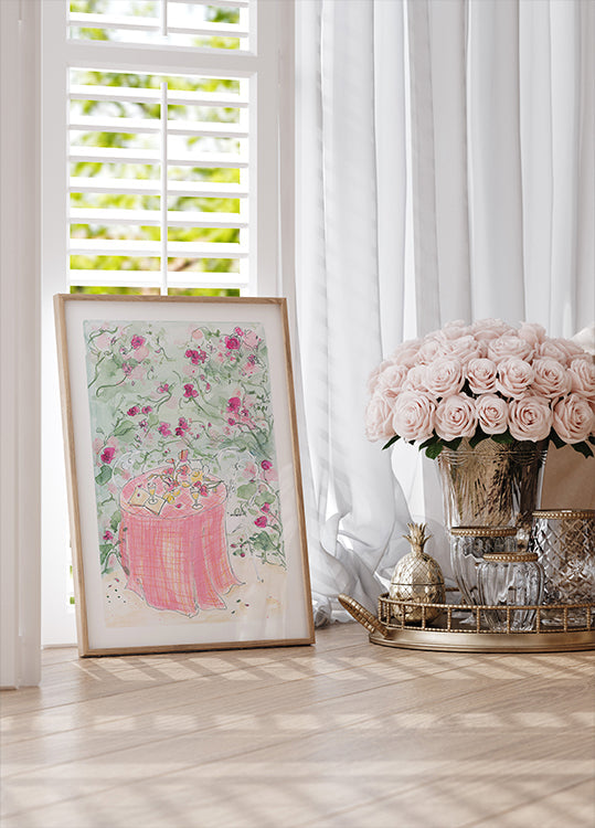 Sommerliche Limonaden-Gartenparty