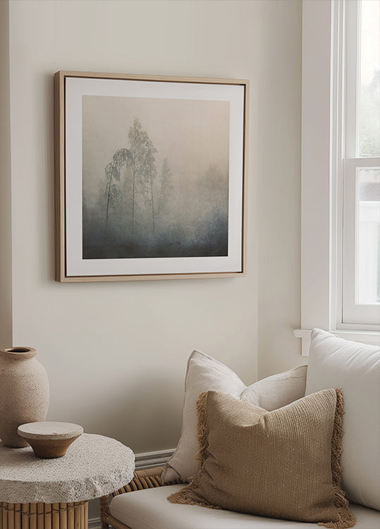 Stilles Landschaftsplakat