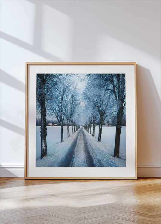 Schwedische Winterplakate