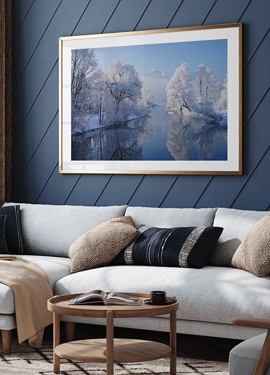 Poster mit dem kältesten Morgen