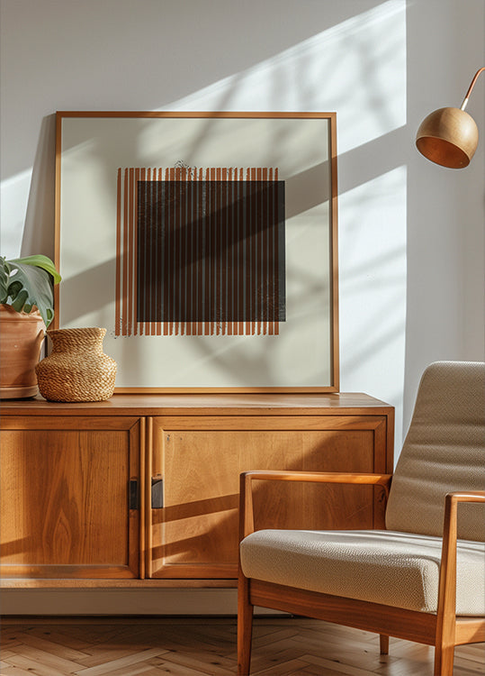 Gestreiftes Enigma-Poster