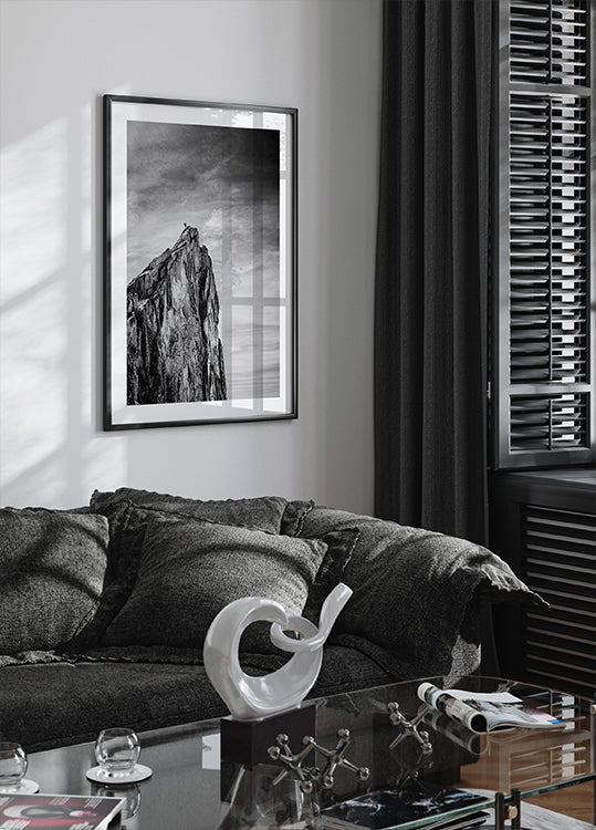 Balancieren zwischen Erde und Himmel Poster