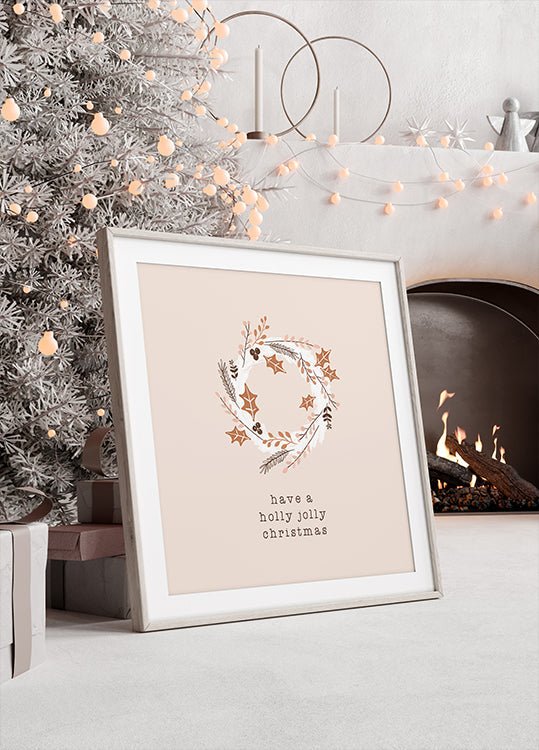 Haben Sie ein Holly Jolly Weihnachtsplakat