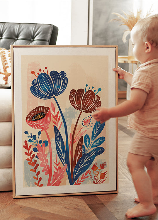 Fabelhaftes Blumen-Poster