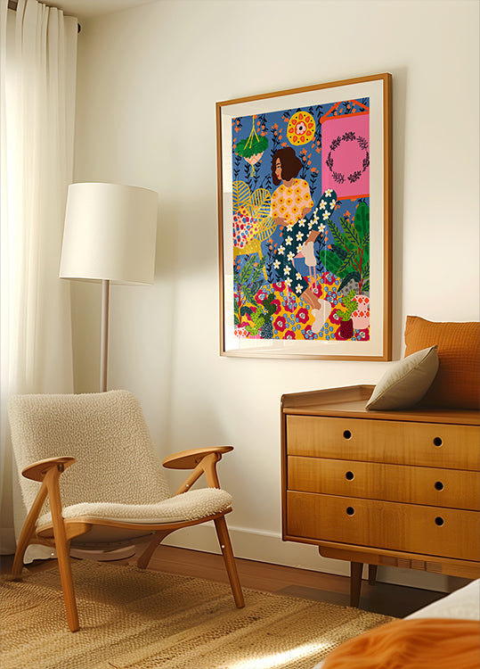 Blumen-Retreat-Mädchen