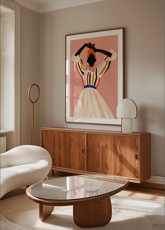 Lebendige Silhouette