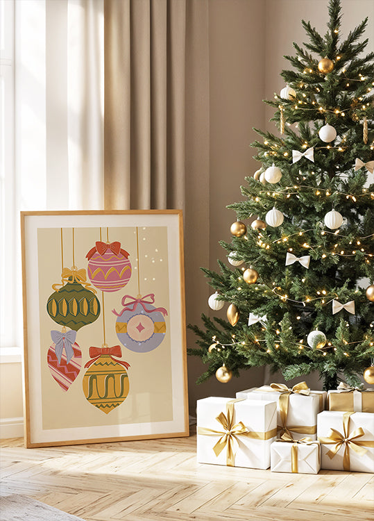 Poster mit Ornamenten