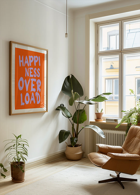 Glücksüberflutungsplakat