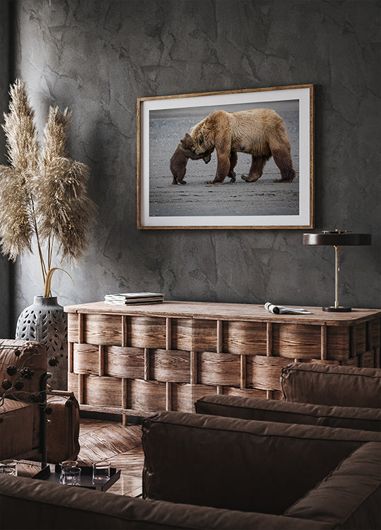 Ein kleines Bärenumarmungsplakat