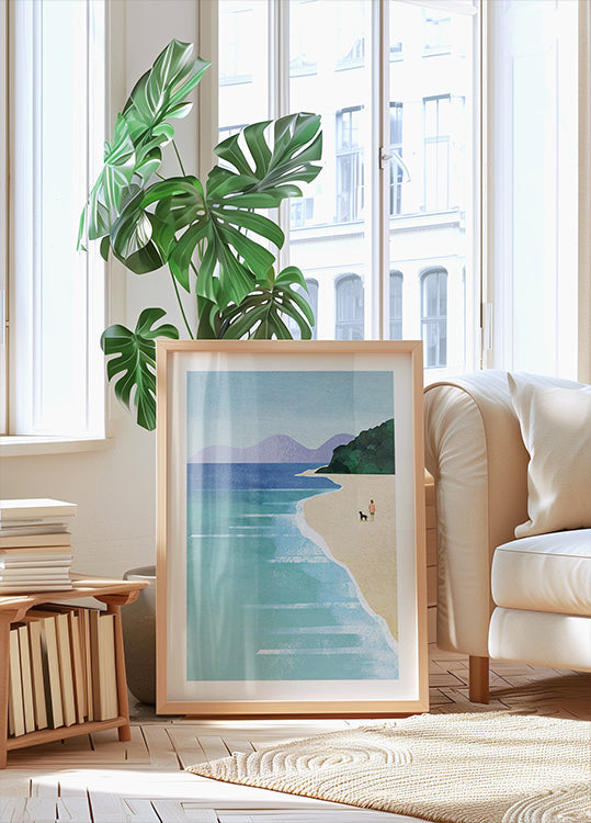 Strandmädchen iii Poster