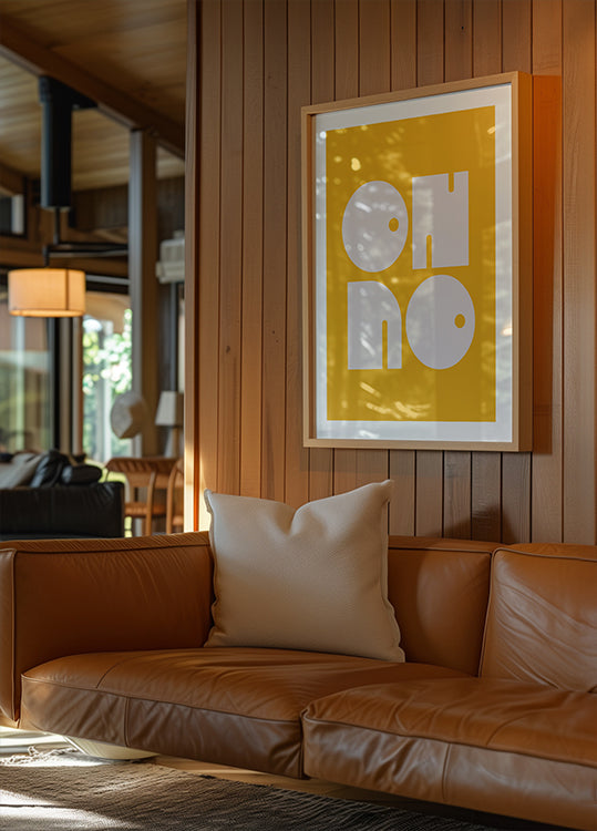 Plakat mit mutigem Ausdruck