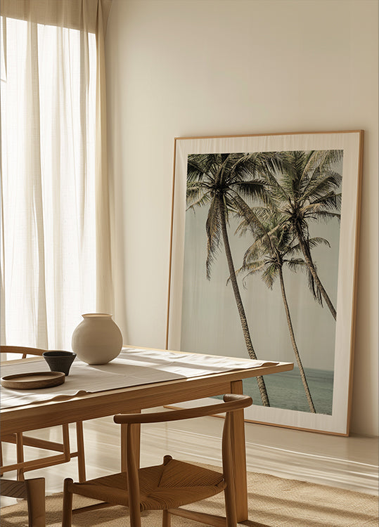 Meeresbrise-Palmen-Poster