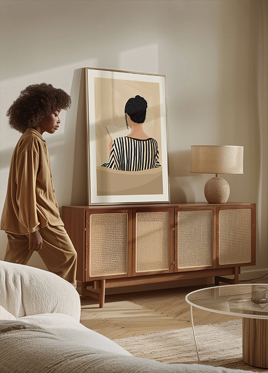 Gemütliches Leseposter