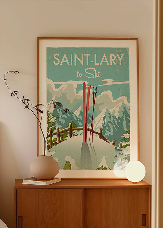 Saint-Lary-Ski-Poster