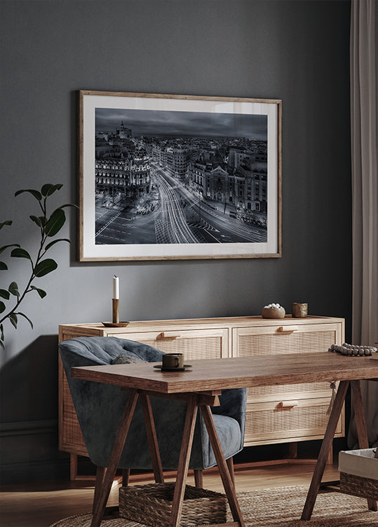 Lichter der Stadt Madrid