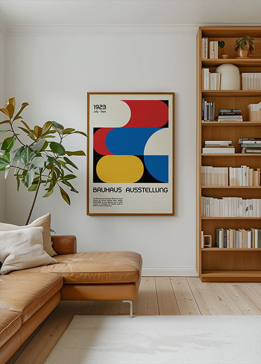 Plakat zur Bauhaus-Ausstellung 1923